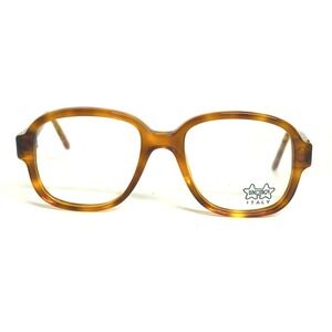 Luxottica 3065 Vintage Eyeglasses‎ Frames Tortoise Shell Brown Italy 135mm